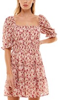 Thumbnail for your product : Trixxi Juniors' Tiered Floral-Print Fit & Flare Dress