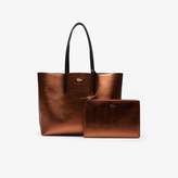 Thumbnail for your product : Lacoste Women's Anna Reversible Matte And Iridescent Leather Tote