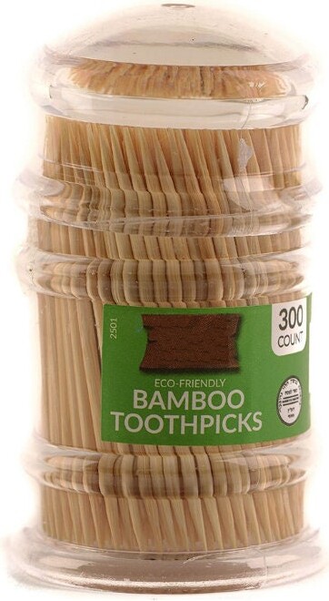 Etsy Bamboo Toothpicks Wooden - Easy To Use Dispenser | Ideal For ...