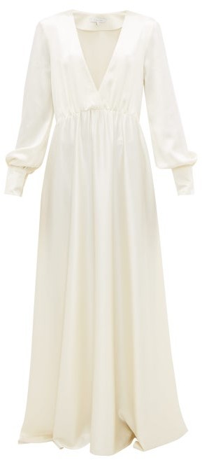 womens ivory maxi dress