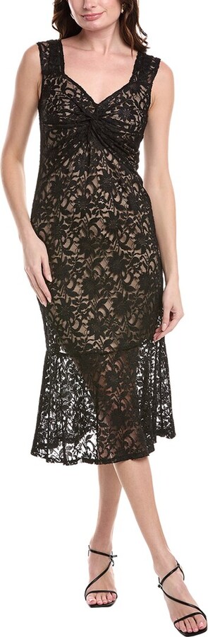 Nicole Miller Lucy Lace Midi Dress