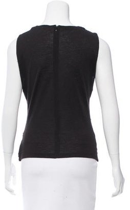 Akris Cinched Cashmere Top
