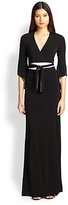 Thumbnail for your product : Diane von Furstenberg Aurora Maxi Wrap Dress