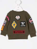 Thumbnail for your product : DSQUARED2 Kids patch detailed sweatshirt