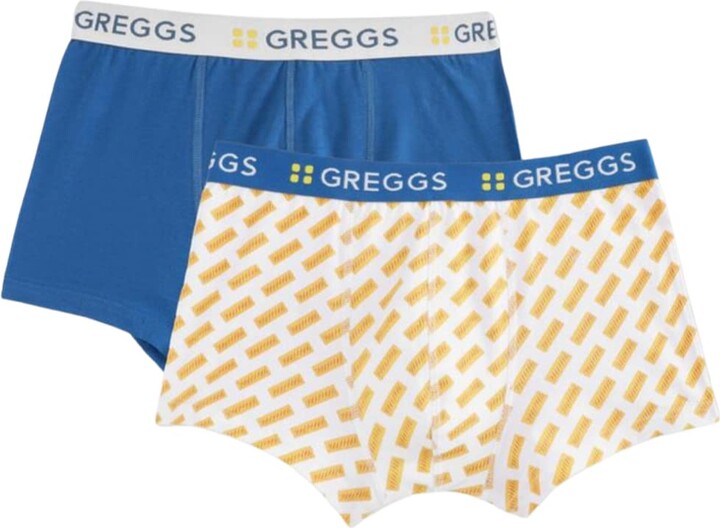 Primark Limited Greggs Men's Boxer Hipsters Briefs 2 Pack Underwear