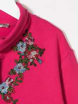 Thumbnail for your product : Ermanno Scervino embroidered floral detail dress
