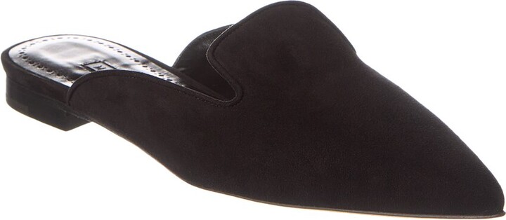 Manolo Blahnik Wilfa Suede Mule