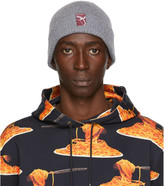 Thumbnail for your product : Paul Smith 50th Anniversary Grey Cashmere Rib Knit Beanie