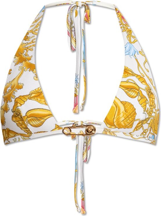 Versace Patterned Bikini Top