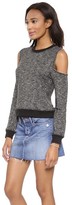 Thumbnail for your product : re:named Open Shoulder Sweatshirt
