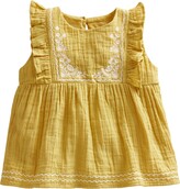 Thumbnail for your product : Boden Kids' Embroidered Cotton Gauze Top