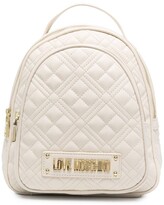 Thumbnail for your product : Love Moschino Quilted Faux Leather Backpack