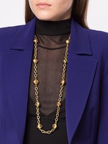 Thumbnail for your product : Chanel Pre Owned Stone Embellished Spheres Necklace