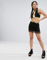 Thumbnail for your product : Jaded London Festival Bralette Top With Buckles Co-Ord