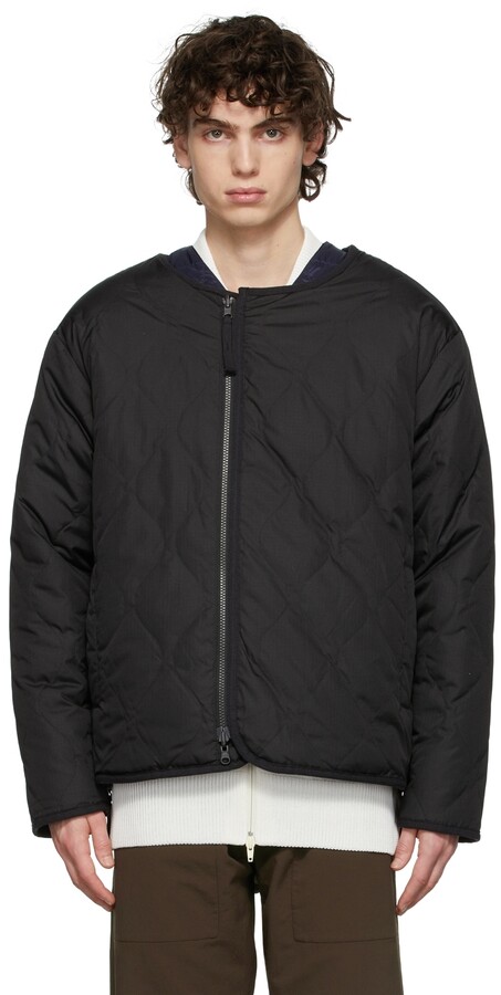 TAION Black Military Down Jacket - ShopStyle