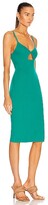 Thumbnail for your product : Fleur Du Mal Geo Knit Dress in Green