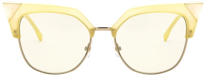 Fendi Eyewear Cat Eye Frame Sunglasses - ShopStyle