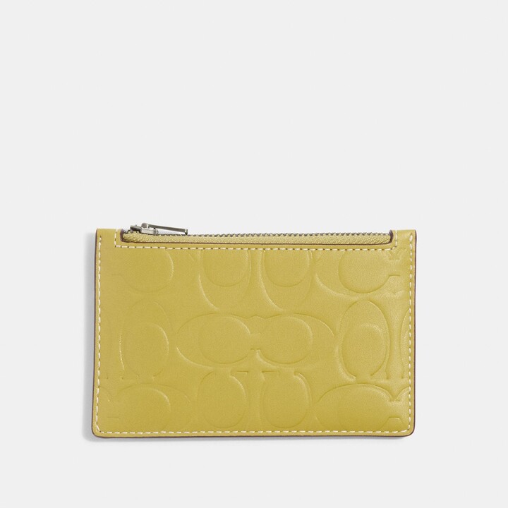 COACH OUTLET®  Zip Card Case In Signature Leather