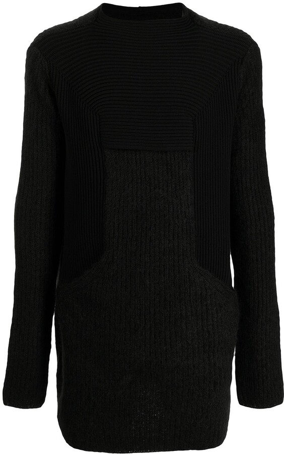 mens black mohair jumper