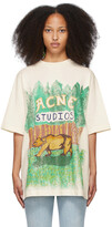Thumbnail for your product : Acne Studios Beige Grant Levy Lucero Edition Oversized Graphic T-Shirt