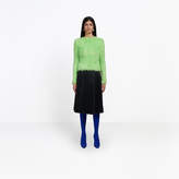 Thumbnail for your product : Balenciaga Crewneck sweater in neon green fluffly knit