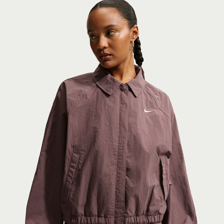 nike womens jacket purple