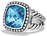 Thumbnail for your product : David Yurman Albion Ring with Hampton Blue Topaz and Diamonds
