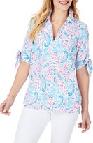 Thumbnail for your product : Foxcroft Vivien Elbow Sleeve Tunic Top