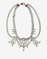 Thumbnail for your product : Fallon Jewelry Multi Drop Crystal Link Necklace