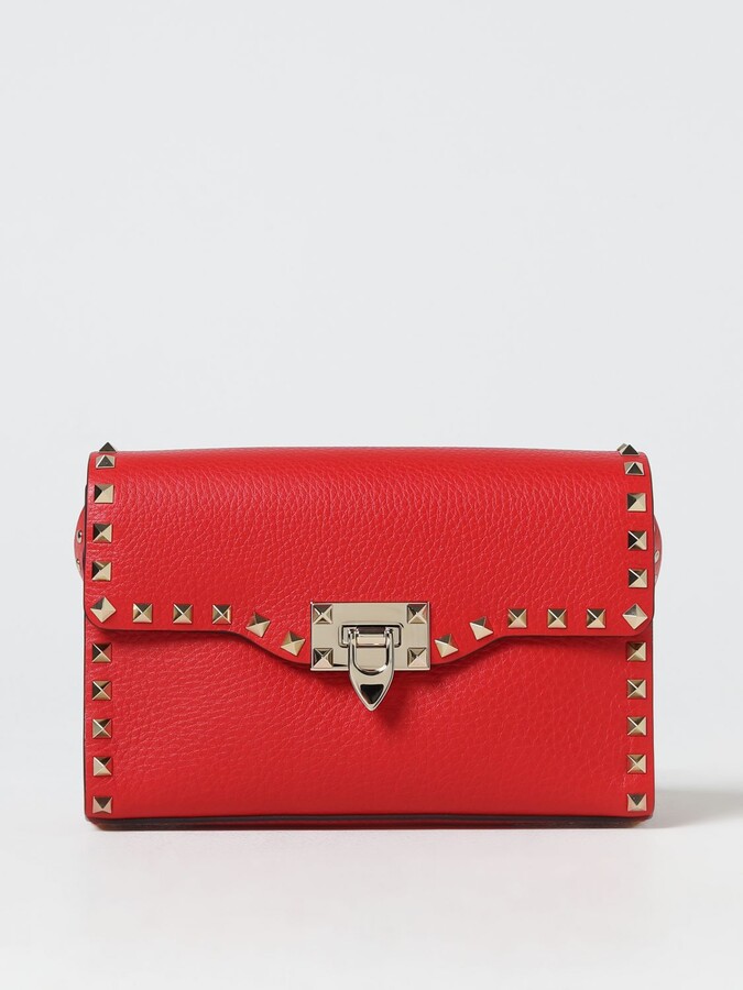 Valentino Garavani Rockstud bag in grained leather with studs ShopStyle