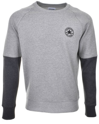 Converse Colour Block Sweatshirt Grey