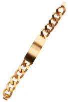 Thumbnail for your product : Luv Aj ID Bracelet in 24KT Gold