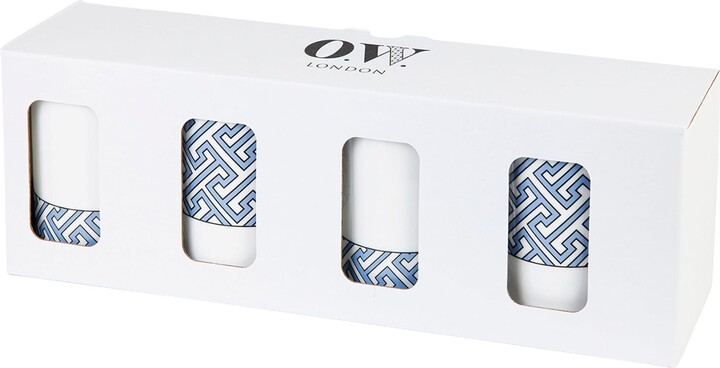 O.W.London Set of 4 Maze Mugs
