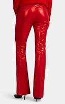 Thumbnail for your product : Pt01 Women's Cotton-Blend Lamé Flared Pants - Red