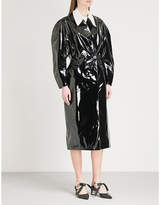 Christopher Kane Puff-sleeve patent leather coat