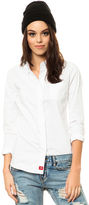 Thumbnail for your product : Dickies The Long Sleeve Button Down Shirt in White