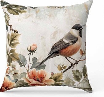 Amrita Sen Designs Garden Guest Faux Suede Pillow