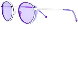 Cutler & Gross round aviator style sunglasses