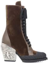 Thumbnail for your product : Chloé Rylee Baroque Medium velvet boots