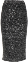 Thumbnail for your product : MICHAEL Michael Kors Sequined Stretch-knit Skirt