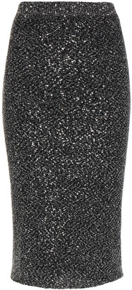 MICHAEL Michael Kors Sequined Stretch-knit Skirt