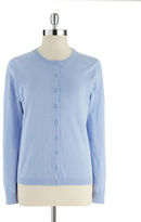 Thumbnail for your product : Lord & Taylor Long-Sleeved Cardigan