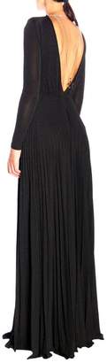 Elisabetta Franchi Celyn B. Dress Long Dress In Lurex Fabric With Chain