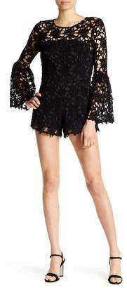 Alexia Admor Bell Sleeve Lace Romper