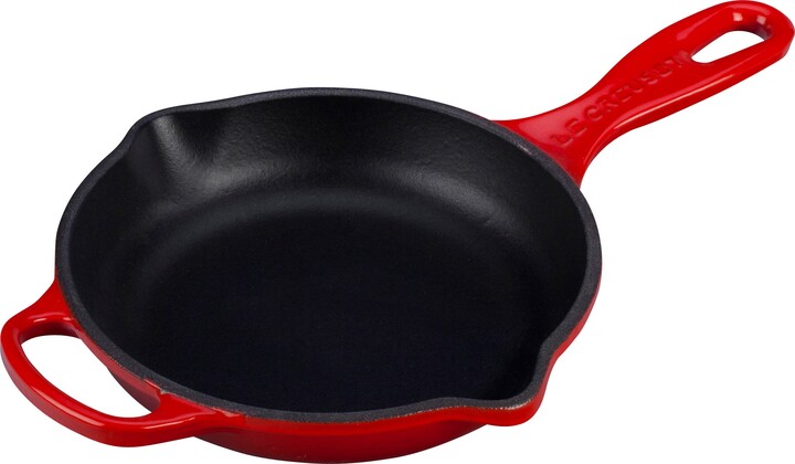 Le Creuset Signature Handle 6.3-Inch Enamel Cast Iron Skillet