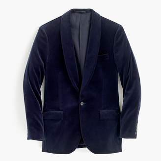 J.Crew Ludlow shawl-collar blazer in velvet