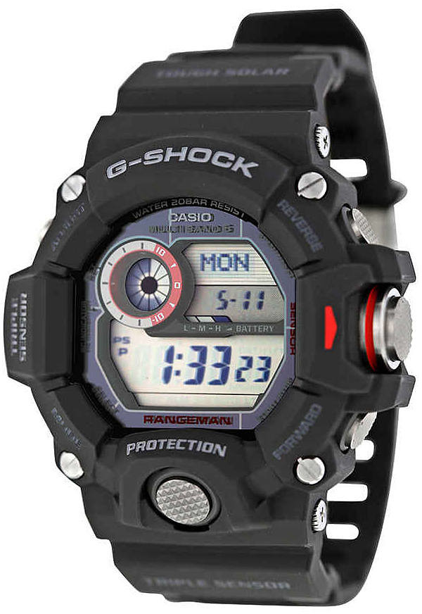 Casio GShock Rangeman MultiBand 6 Atomic Timekeeping Digital Dial Men