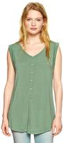 Thumbnail for your product : Gap Sleeveless drapey henley