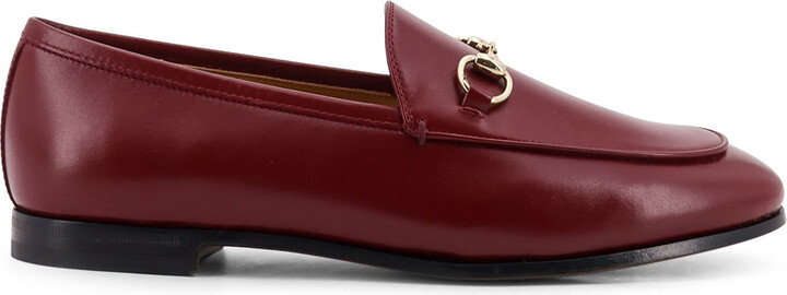 Gucci Jordaan Leather Loafers