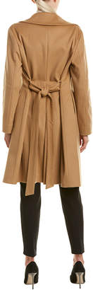 Cinzia Rocca Wool & Cashmere-Blend Wrap Coat